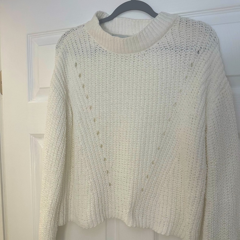 GENERATION Y Cream Turtleneck Sweater